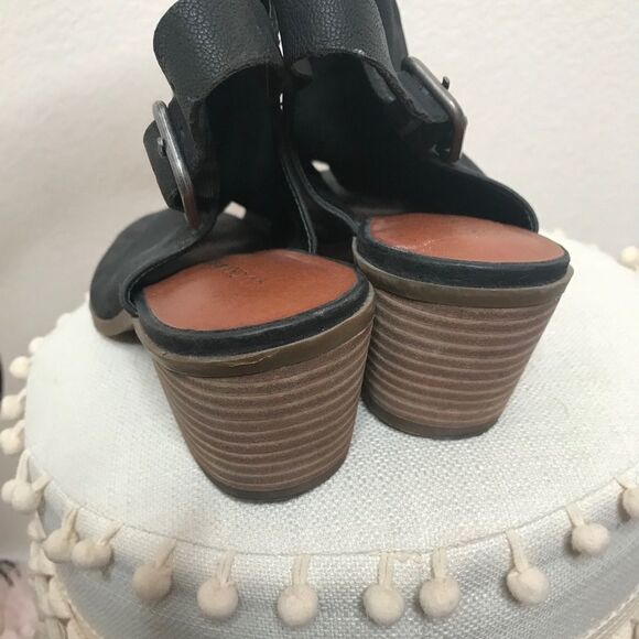 Lucky brand open toe ankle‎ booties 8.5 - Picture 6 of 7